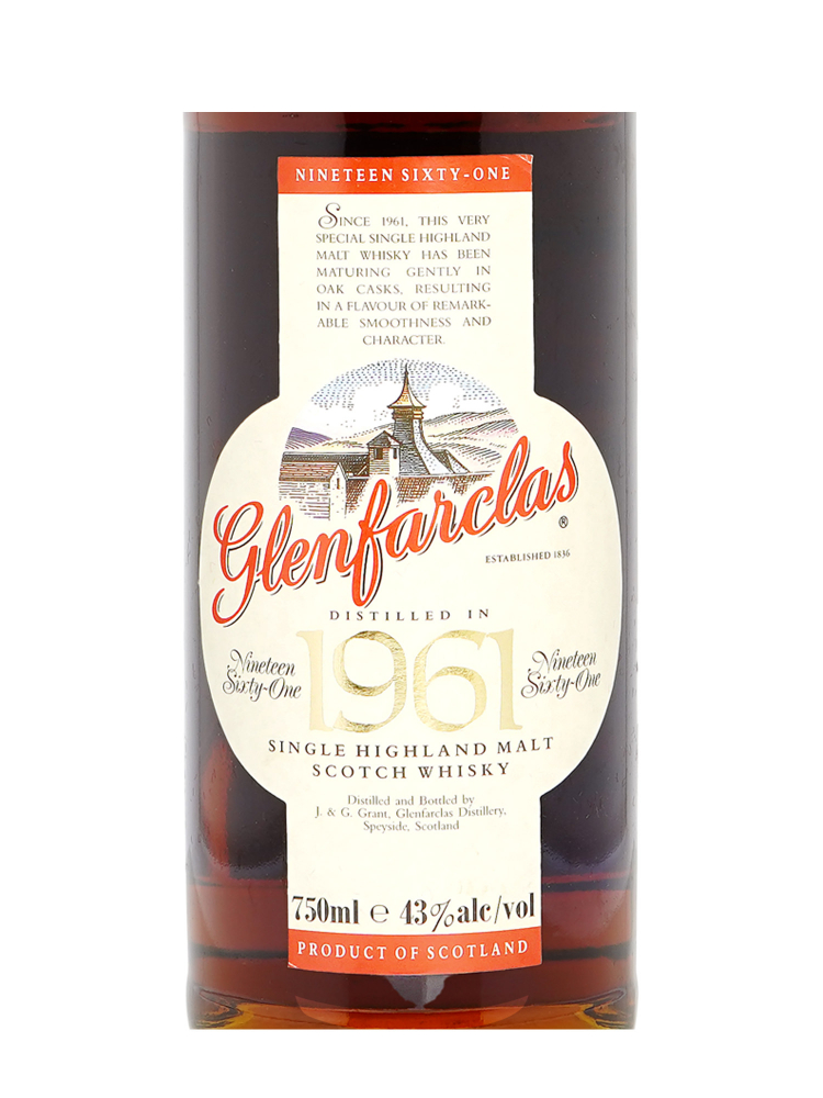 Glenfarclas 1961 Sherry Oak Single Malt Whisky 750ml w/box