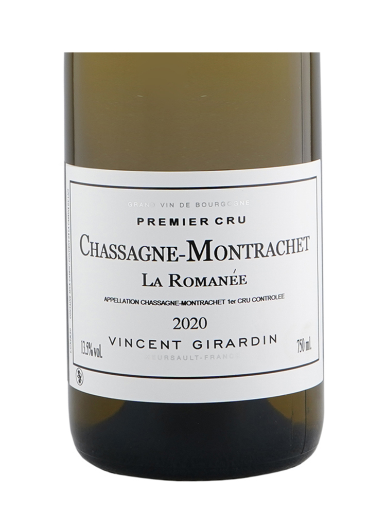 Vincent Girardin Chassagne Montrachet La Romanee 1er Cru 2020 - 3bots