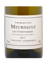 Vincent Girardin Meursault Les Genevrieres 1er Cru 2017