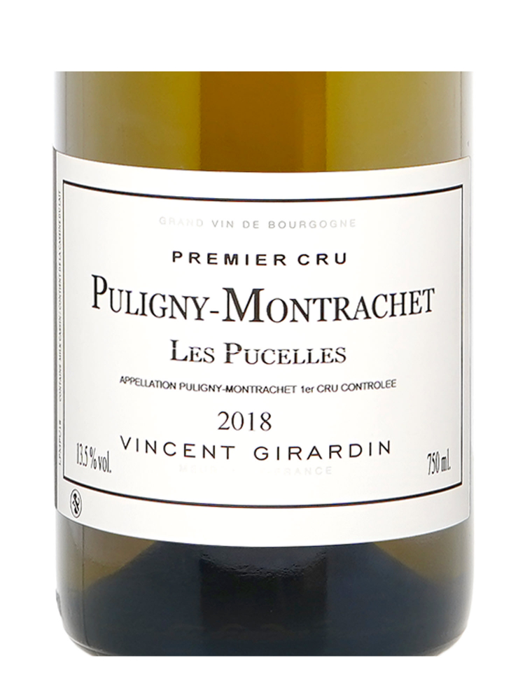 Vincent Girardin Puligny Montrachet Les Pucelles 1er Cru 2018 - 6bots