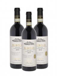 嘉科萨酒庄巴罗洛法莱特罗西园葡萄酒 2015 - 3瓶