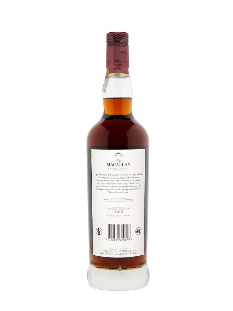 Macallan  50 Year Old Sherry Oak The Red Collection (Bottled 2020) Single Malt Whisky 700ml w/box