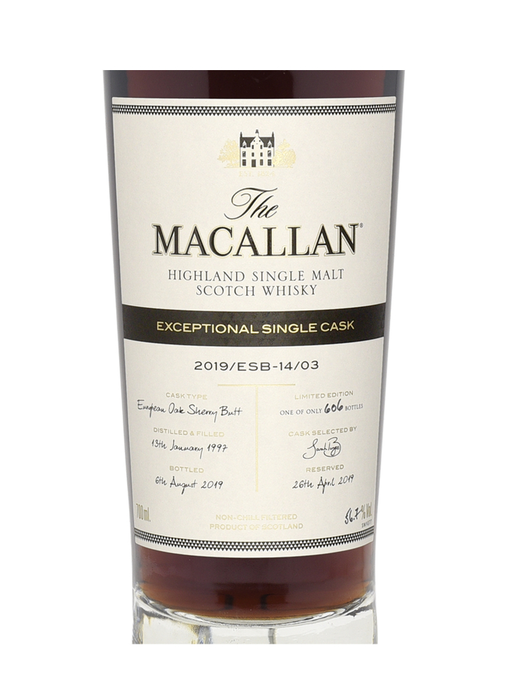 Macallan 1997 Exceptional Cask #14/03 (Bottled 2019) European Oak Sherry Butt 700ml w/box