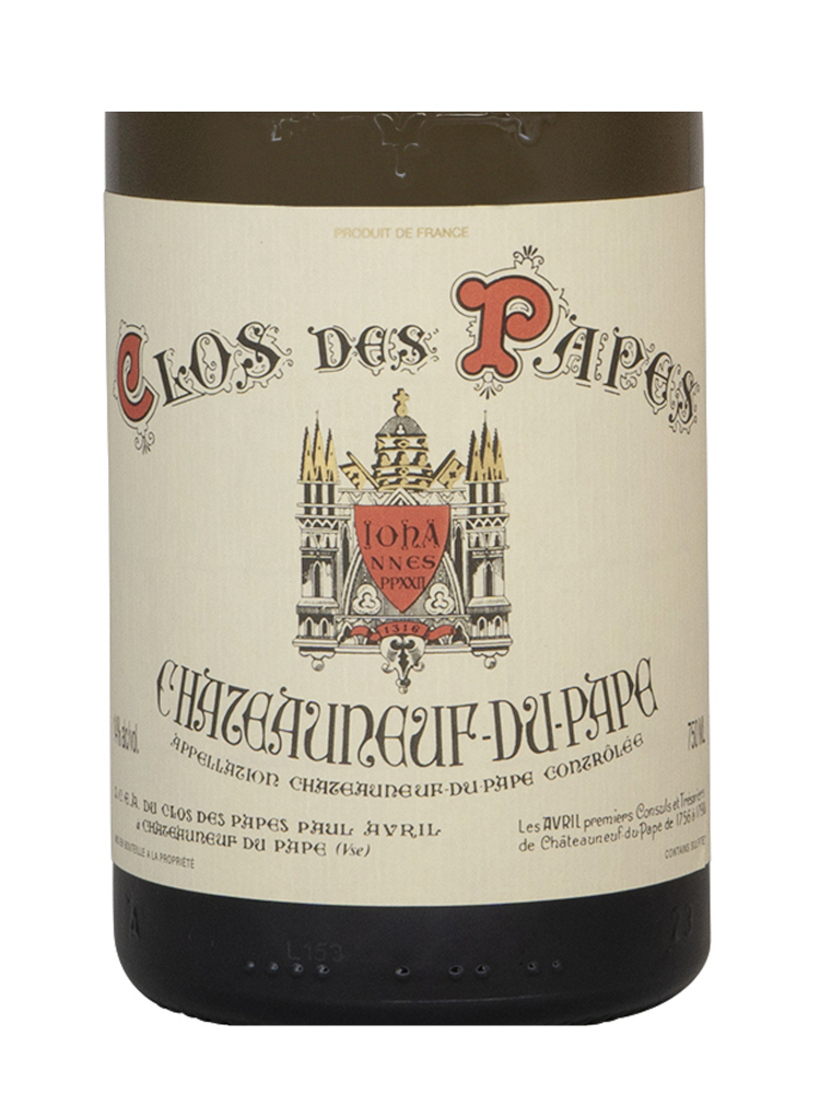 Paul Avril Clos des Papes Chateauneuf-du-Pape Blanc 2016 - 6bots