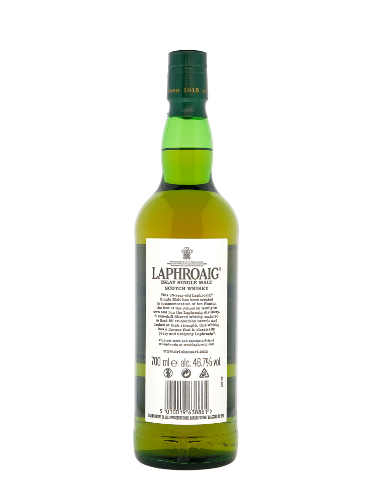 Laphroaig  30 Year Old Ian Hunter Book 1 Unique Character Single Malt Whisky 700ml w/box - 3bots