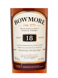 Bowmore  18 Year Old Single Malt Whisky 700ml w/box - 3bots