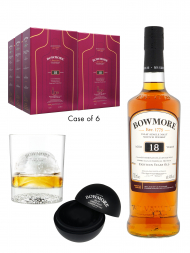 Bowmore  18 Year Old Single Malt Whisky 700ml Gift Set - 6bots