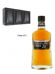 Highland Park  21 Year Old Single Malt Whisky 700ml w/box - 3bots