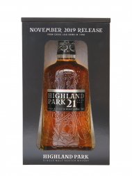 Highland Park  21 Year Old Single Malt Whisky 700ml w/box - 3bots