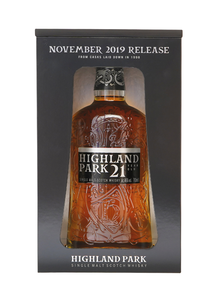 Highland Park  21 Year Old Single Malt Whisky 700ml w/box - 3bots