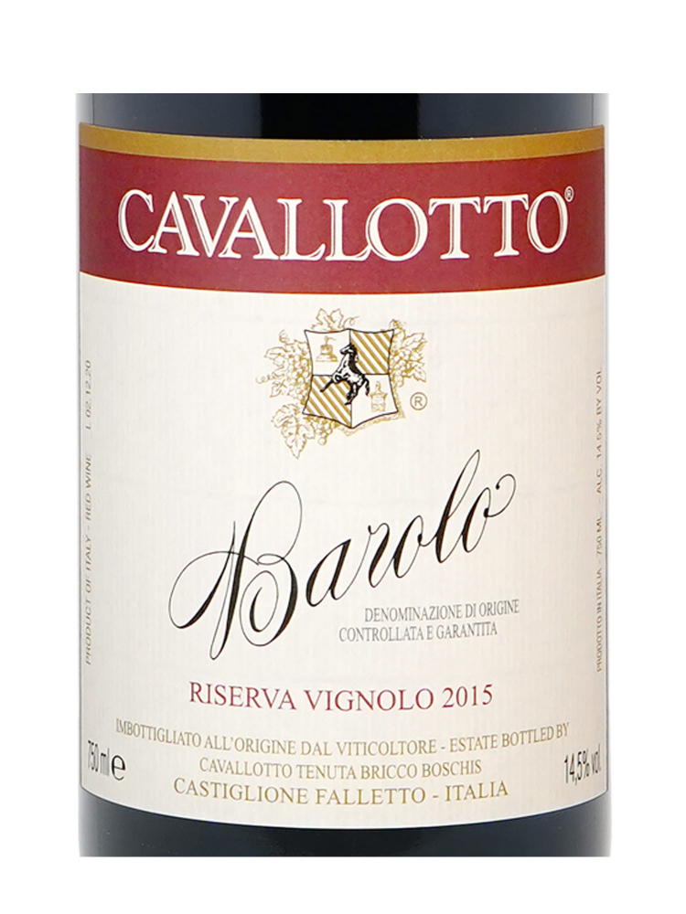 Cavallotto Barolo Vignolo Riserva 2015 - 3bots