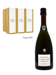 Bollinger La Grande Annee Rose 2012 w/box - 6bots