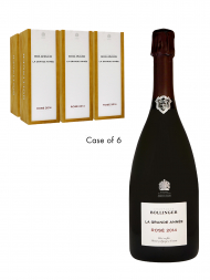 Bollinger La Grande Annee Rose 2014 w/box - 6bots