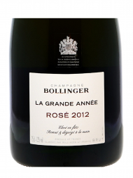 Bollinger La Grande Annee Rose 2012 w/box - 6bots