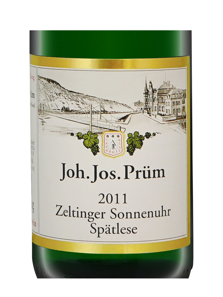 Joh Jos Prum Zeltinger Sonnenuhr Riesling Spatlese 2011 - 3bots