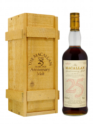 Macallan 1958/1959 25 Year Old Anniversary Malt (Bottled 1985) Single Malt Whisky 750ml w/wooden box