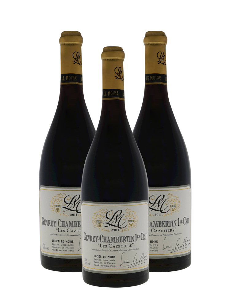 Maison Lucien Le Moine Gevrey Chambertin Les Cazetiers 1er Cru 2011 - 3bots