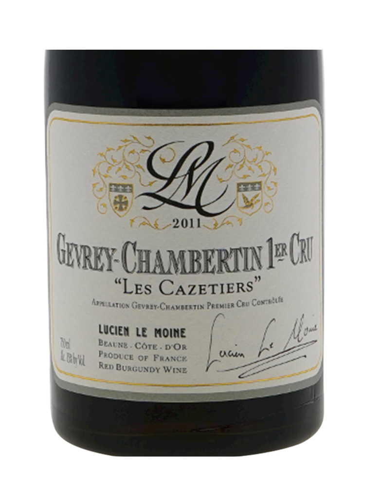 Maison Lucien Le Moine Gevrey Chambertin Les Cazetiers 1er Cru 2011 - 3bots