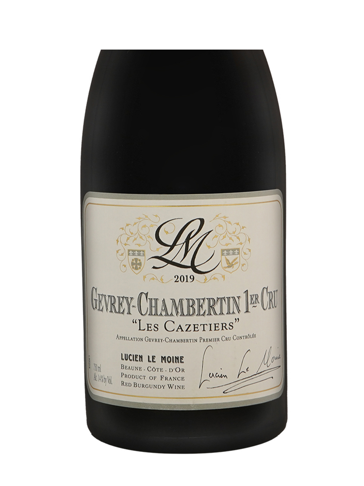 Maison Lucien Le Moine Gevrey Chambertin Les Cazetiers 1er Cru 2019 - 3bots