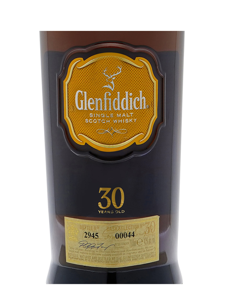 Glenfiddich  30 Year Old Cask 00044 Single Malt Whisky 700ml w/box