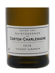 Vincent Girardin Corton Charlemagne Quintessence Grand Cru 2018 - 3bots