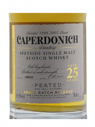 Caperdonich 25 Year Old Batch CP/001 Peated Small Batch Release Single Malt 700ml w/box - 3bots