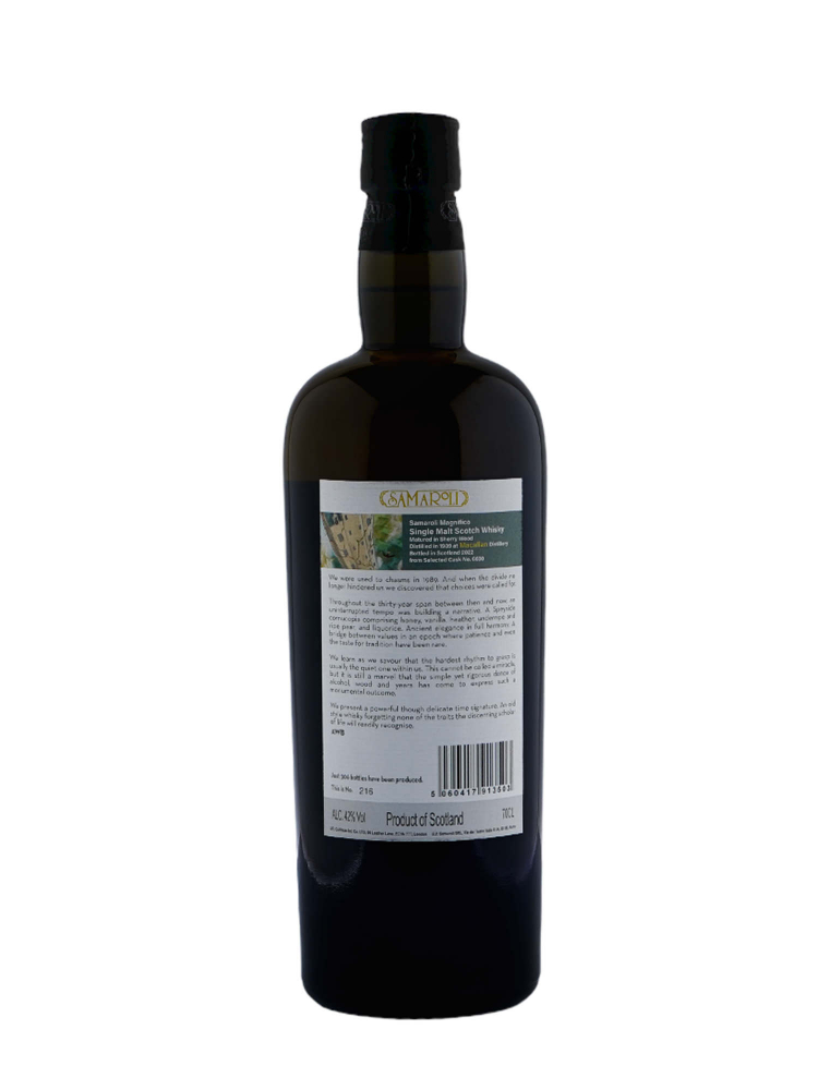 Macallan 1989 32 Year Old Cask 6690 Samaroli Magnifico (Bottled 2022) Single Malt 700ml w/box