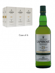 Laphroaig  25 Year Old Bessie Williamson Story (Bottled 2019) Single Malt Whisky 700ml w/box - 6bots