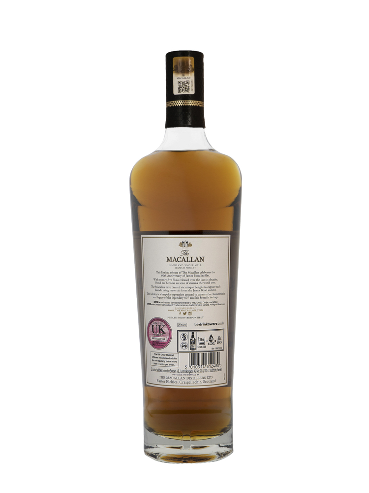 Macallan James Bond 60th Anniversary Release Decade III Single Malt 700ml w/cylinder