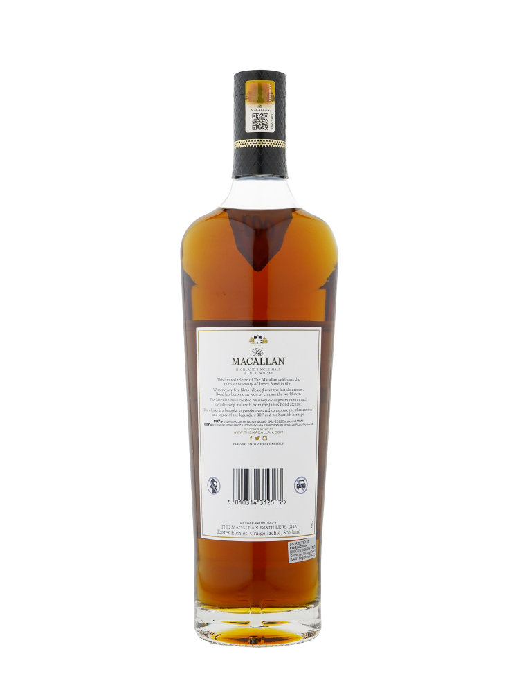 Macallan James Bond 60th Anniversary Release Decade V Single Malt 700ml w/cylinder