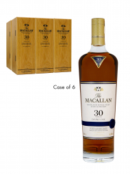 Macallan  30 Year Old Double Cask Annual Release 2022 Single Malt w/Wooden Box 700ml - 6bots