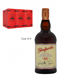 Glenfarclas  35 Year Old Single Malt Whisky 700ml Red Gift Box - 6bots