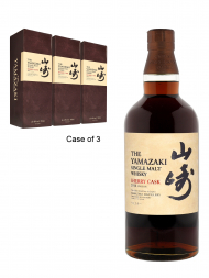 山崎雪莉酒桶纯(2016 年装瓶) 单一麦芽威士忌700ml (盒装) - 3瓶