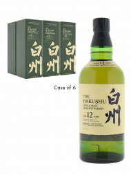 Hakushu  12 Year Old Single Malt Whisky 700ml w/box - 6bots