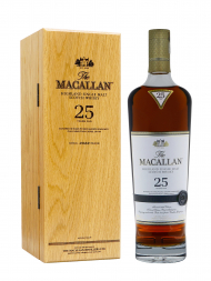 Macallan  25 Year Old Sherry Oak Annual Release 2022 Single Malt 700ml w/wooden box