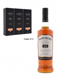 Bowmore  25 Year Old Single Malt Whisky 700ml w/box - 3bots