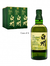 Hakushu  12 Year Old 100th Anniversary Single Malt Whisky 700ml w/box - 6bots