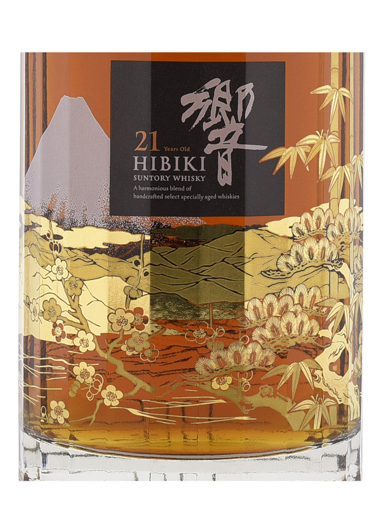 Suntory Hibiki 21 Year Old Mount Fuji 2nd Limited Edition Blended Whisky 700ml w/box - 3bots