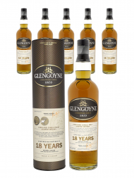 Glengoyne  18 Year Old Single Malt Whisky 700ml w/cylinder - 6bots