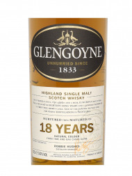 Glengoyne  18 Year Old Single Malt Whisky 700ml w/cylinder - 3bots