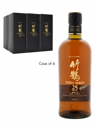 Nikka Taketsuru 25 Year Old Pure Malt 700ml w/wooden box - 6bots