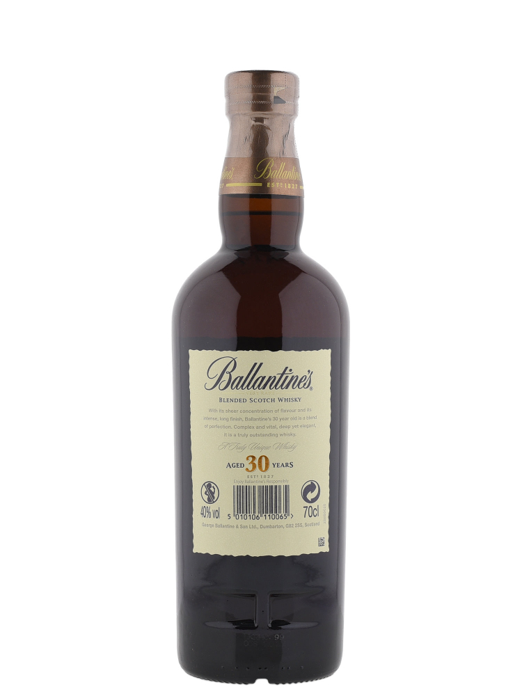 Ballantine's  30 Year Old Blended Whisky 700ml w/box - 3bots