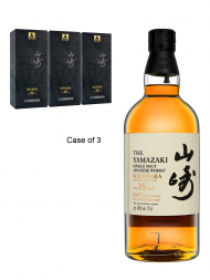 Yamazaki  18 Year Old Mizunara 100th Anniversary LE Single Malt Whisky 700ml w/box - 3bots